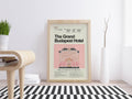 The Grand Budapest Hotel Mid-Century Modern Inspired Print - Poster | Canvas Wall Art Print