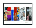 Mac Miller Album History Poster, Hypebeast Poster, Hip Hop Poster, Urban Wall Art, Yeezy Wall Art - Poster | Canvas Wall Art Print