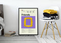 Friends Mid-Century Modern Inspired Print - Poster | Canvas Wall Art Print