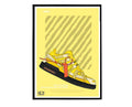 Ow Rubber Dunk Yw Sneaker Poster, Hypebeast Poster, Kicks Poster, Urban Wall Art, Graffiti Wall Art, Streetwear Posters, Sneaker Wall Art - Poster | Canvas Wall Art Print