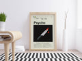 Psycho Mid-Century Modern Inspired Print - Poster | Canvas Wall Art Print