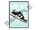 Black/White Dunk Sneaker Poster, Hypebeast Poster, Sneaker Collage Poster, Urban Wall Art, Streetwear Wall Art, Music Posters - Poster | Canvas Wall Art Print
