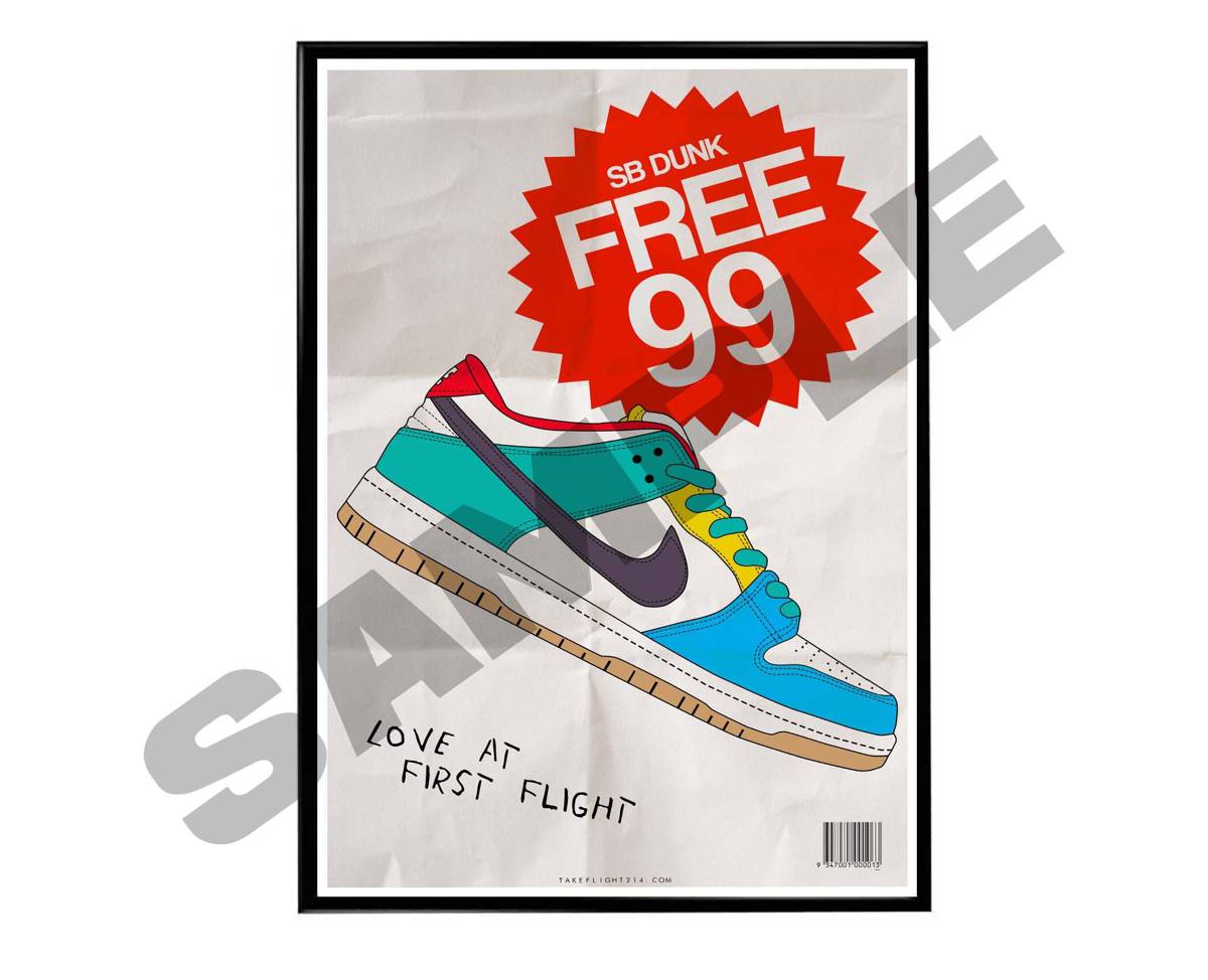 Free 99 1 Dunk Sneaker Poster, Hypebeast Poster, Sneaker Collage Poster, Urban Wall Art, Streetwear Wall Art, Music Posters - Poster | Canvas Wall Art Print