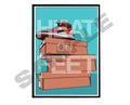 Heat On Feet Sneaker Poster, Hypebeast Poster, Kicks Poster, Urban Wall Art, Graffiti Wall Art, Streetwear Posters, Sneaker Art - Poster | Canvas Wall Art Print