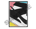 Amb Bk Close Sneaker Poster, Hypebeast Poster, Kicks Poster, Urban Wall Art, Graffiti Wall Art, Streetwear Posters, Sneaker Art - Poster | Canvas Wall Art Print