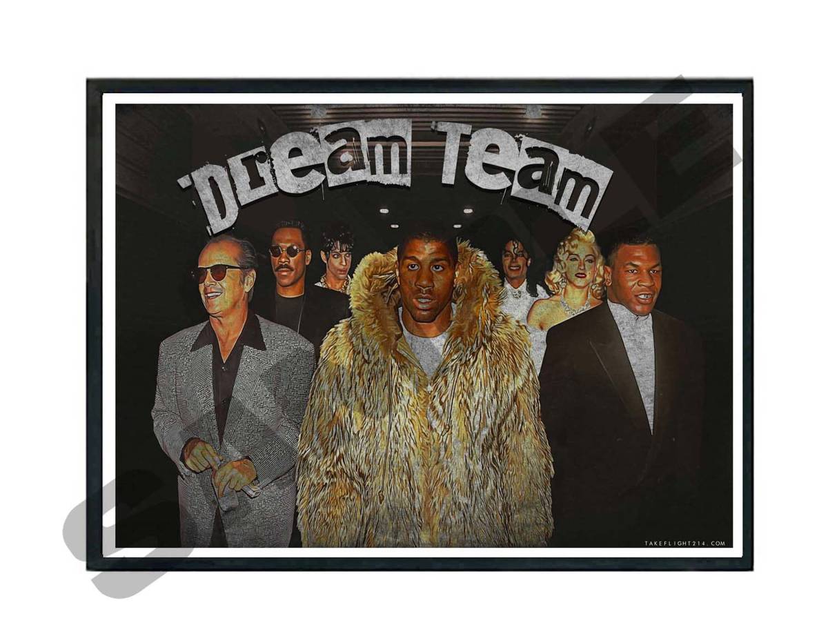 Celebrity Dream Team Poster, Hypebeast Poster, Hip Hop Poster, Urban Wall Art, Music Posters - Poster | Canvas Wall Art Print