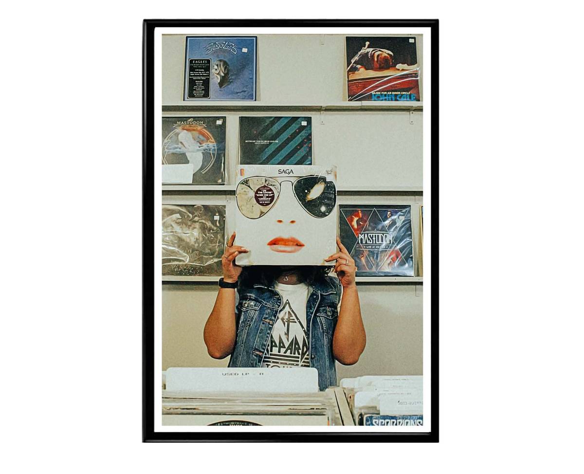 Record Head Poster, Music Poster, Hypebeast Poster, Urban Wall Art, Retro Wall Art, Streetwear Posters, Hypebeast Decor - Poster | Canvas Wall Art Print