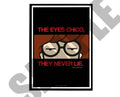 The Eyes Never Lie Poster, Hypebeast Poster, Hip Hop Poster, Urban Wall Art, Graffiti Wall Art, Street Art Posters, Hypebeast Decor - Poster | Canvas Wall Art Print