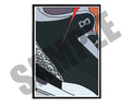 Retro Cement 3 Close Sneaker Poster, Hypebeast Poster, Hip Hop Poster, Urban Wall Art, Streetwear Wall Art, Music Posters - Poster | Canvas Wall Art Print