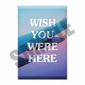 Wish You Were Here Metal Print, Hypebeast Poster, Sneaker Aluminum Print, Streetwear Art, Metal Wall Art, Travis Scott Quote Wall Art - Poster | Canvas Wall Art Print