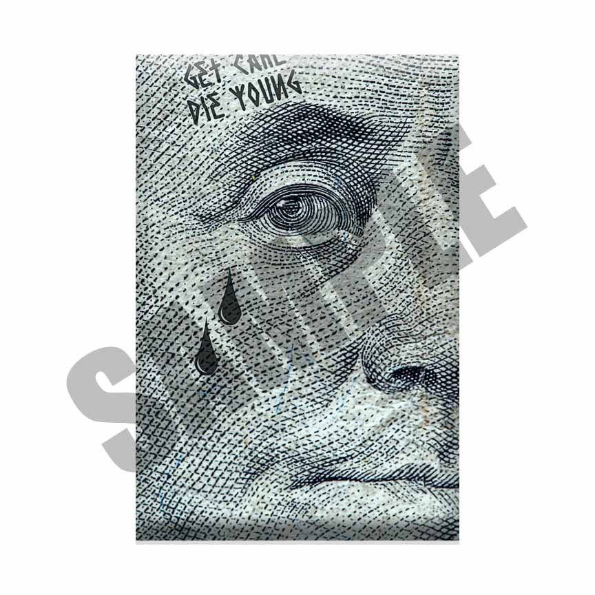 Get Rich Young Benjamin Metal Print, Hypebeast Poster, Sneaker Aluminum Print, Streetwear Art, Metal Wall Art, Motivational Wall Art - Poster | Canvas Wall Art Print