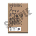 Nothing Eezy Metal Print, Hypebeast Poster, Sneaker Aluminum Print, Streetwear Art, Metal Wall Art, Hype Decor, Urban Wall Art - Poster | Canvas Wall Art Print