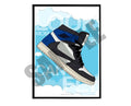 Mom I Can Fly Sneaker Poster, Hypebeast Poster, Kicks Poster, Urban Wall Art, Graffiti Wall Art, Streetwear Posters, Sneaker Art - Poster | Canvas Wall Art Print
