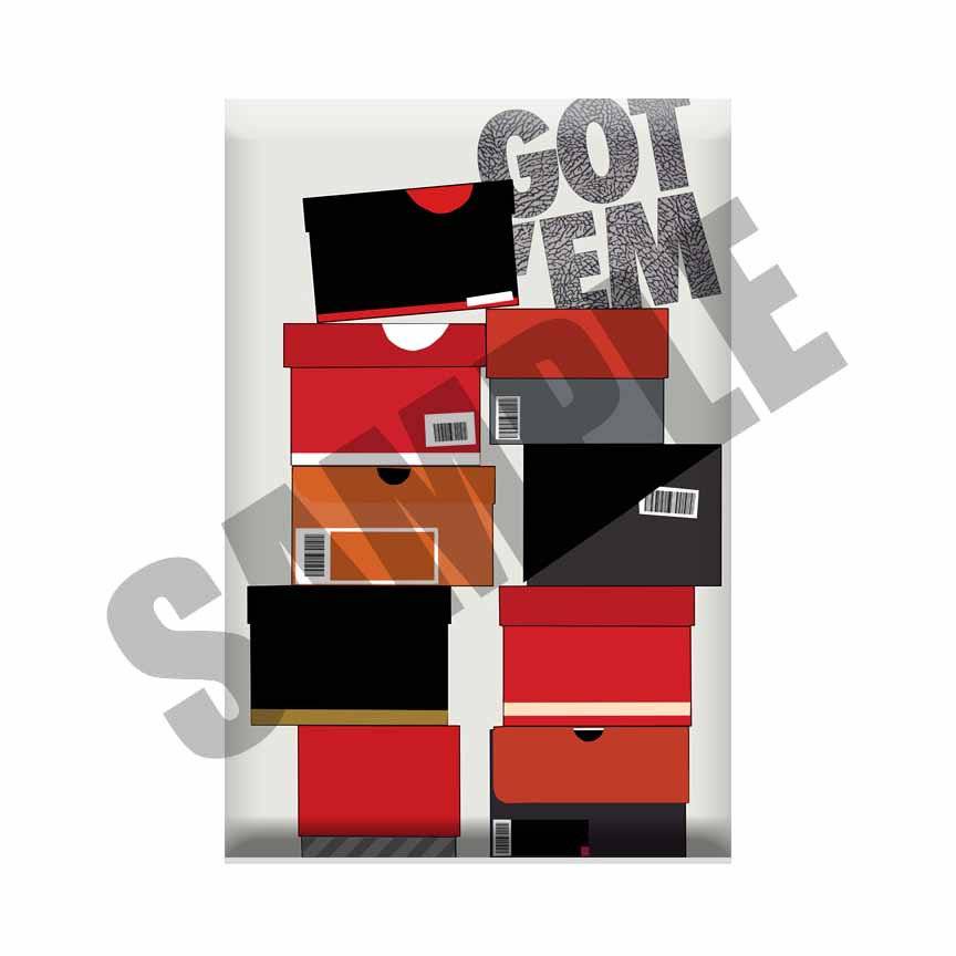 Got Em Sneaker Stacks Metal Print, Hypebeast Poster, Sneaker Aluminum Print, Streetwear Art, Metal Wall Art, Hype Decor, Urban Wall Art - Poster | Canvas Wall Art Print