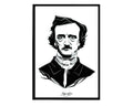 Edgar Allen Poe Drawing Poster, Classic Author Poster, Black And White Poster, Literature Wall Art, Classic Book Posters, The Raven Poster - Poster | Canvas Wall Art Print