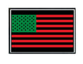African American Flag Poster, Black Flag Poster, Black History Poster, Black Art, Melanin Wall Art, Black American Poster, Ados Poster - Poster | Canvas Wall Art Print