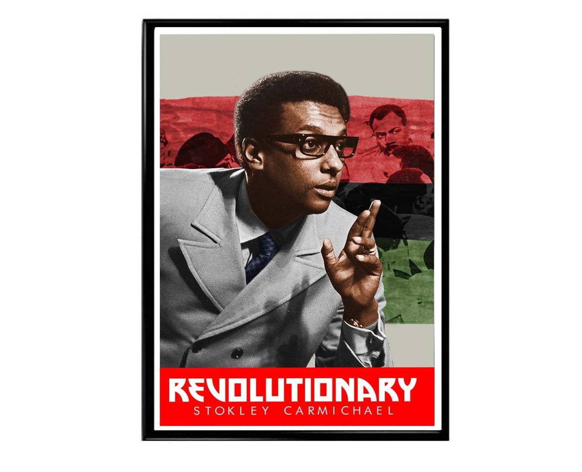 Stokley Carmichael Poster, Revolutionary Poster, Black History Poster, Black Art, Melanin Wall Art, Black American Poster, Ados Poster - Poster | Canvas Wall Art Print