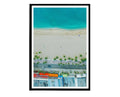 Arial South Beach Poster, Miami Poster, Flordia Poster, Tropical Wall Art, Hypebeast Decor, Art Deco Posters, Ocean Poster - Poster | Canvas Wall Art Print