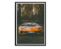Remember Your Goals Motivational Poster, Super Car Poster, Hypebeast Poster, Sports Car Poster, Exotic Car Wall Art, Inspirational Posters - Poster | Canvas Wall Art Print