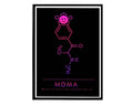 Mdma Poster, Molly Molecule Poster, Hypebeast Poster, Party Poster, Urban Wall Art, Science Wall Art, Music Posters - Poster | Canvas Wall Art Print