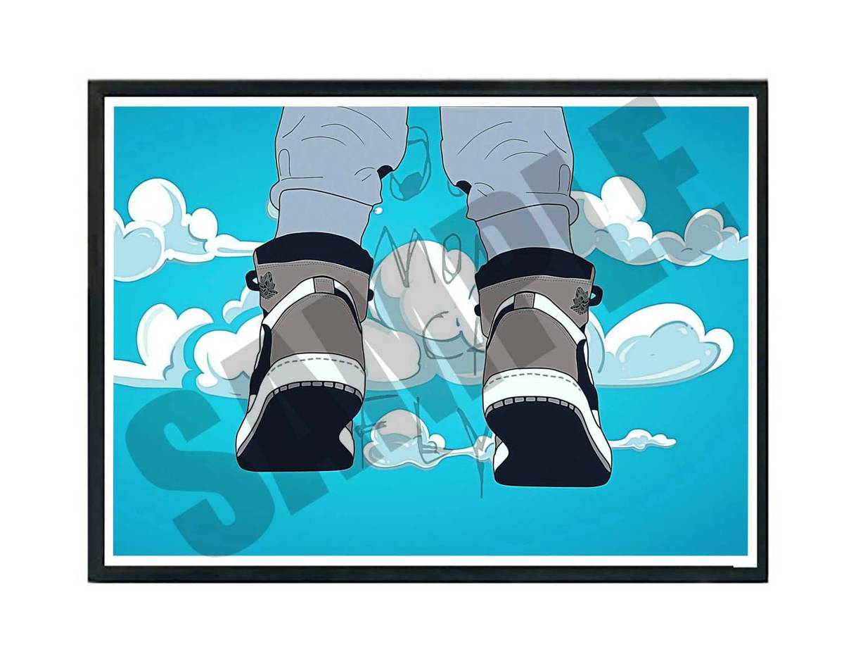 Look Mom I Can Fly Sneaker Poster, Hypebeast Poster, Kicks Poster, Urban Wall Art, Graffiti Wall Art, Streetwear Posters, Sneaker Art - Poster | Canvas Wall Art Print