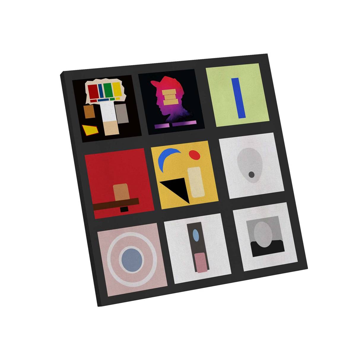 Mac Miller Minimal Album History Canvas Print, Hypebeast Canvas, Hip Hop Canvas Art, Urban Wall Art, Music Canvas Art, Rap Canvas Print - Poster | Canvas Wall Art Print