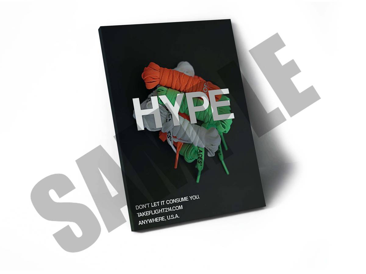 Hype Shoe Laces Canvas Print, Hypebeast Canvas, Hip Hop Canvas Art, Urban Wall Art, Music Posters, Sneaker Canvas Art, Motivational Art - Poster | Canvas Wall Art Print