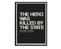Hero Killed By The State Poster, Run The Jewels Lyrics Poster, Hypebeast Poster, Hypebeast Decor, Killer Mike Posters, Music Poster - Poster | Canvas Wall Art Print