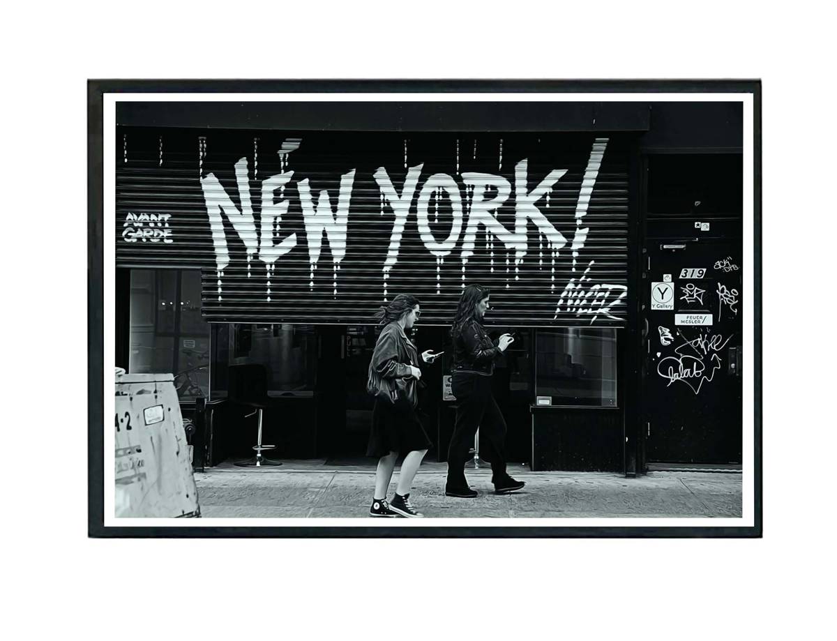 New York City Poster, Black/White Poster, City Poster, Hypebeast Poster, Urban Wall Art, Graffiti Wall Art, Wonderlust Poster - Poster | Canvas Wall Art Print