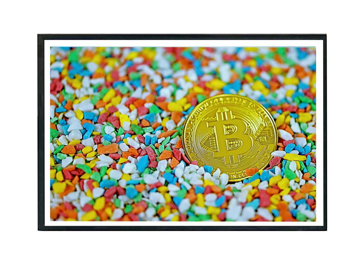 Bitcoin Color Poster, Crypto Poster, Hypebeast Poster, Motivational Poster, Trader Wall Art, Forex Poster, Money Poster, Stock Trader Poster - Poster | Canvas Wall Art Print
