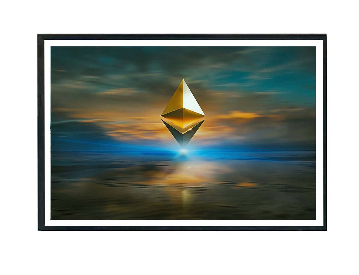 Ethereum Poster, Crypto Poster, Hypebeast Poster, Motivational Poster, Trader Wall Art, Forex Poster, Money Poster, Stock Trader Posters - Poster | Canvas Wall Art Print
