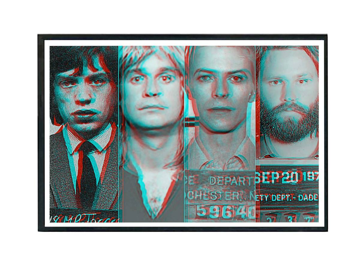 Music Mugshot Poster, Celebrity Mugshot Poster, Rock And Roll Poster, Black And White Posters, Music Poster, Famous Mugshot Poster - Poster | Canvas Wall Art Print