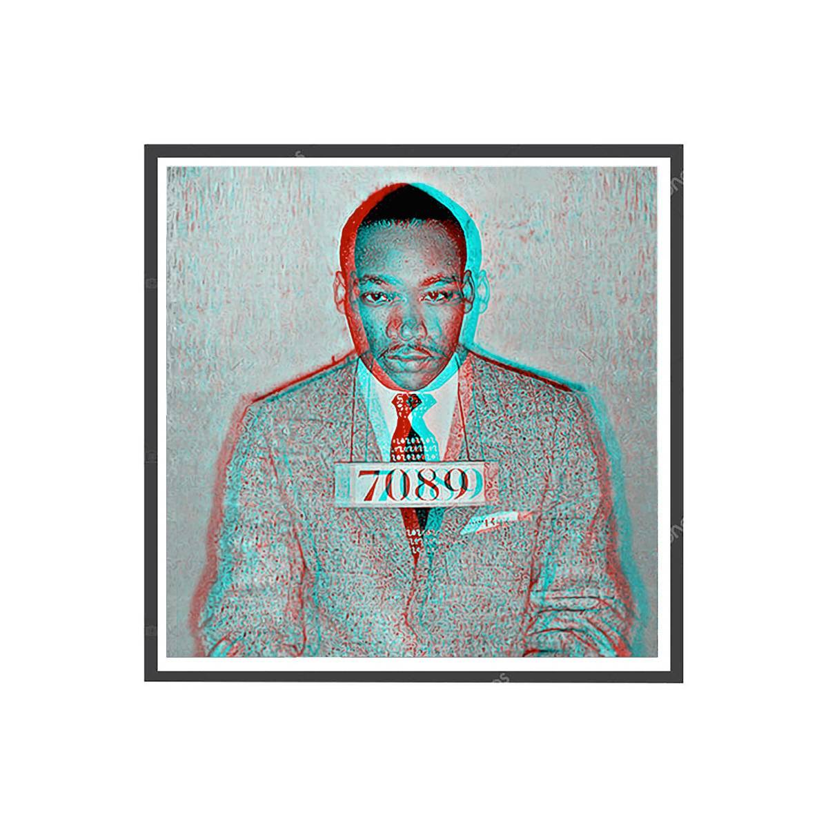 Martin Luther King Jr. Mugshot Poster, Famous Mugshot Poster, Black History Poster, Melanin Wall Art, Black American Poster, Ados Poster - Poster | Canvas Wall Art Print