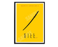 Kill Bill Minimal Movie Poster, Quentin Tarantino Poster, Film Poster, Minimilist Art Prints, Action Movie Poster, Home Office Decor - Poster | Canvas Wall Art Print