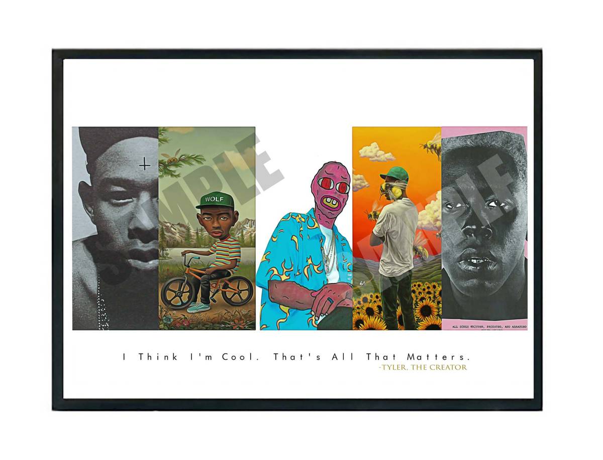 Taylor The Creator Album History Poster, Hypebeast Poster, Hip Hop Poster, Urban Wall Art, Hypebeast Decor, Music Posters, Album Art Poster - Poster | Canvas Wall Art Print