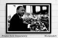 Martin Luther King Jr Illustration #2 - American Icon Civil Rights Black History - Poster | Canvas Wall Art Print