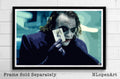 Joker Heath Ledger Illustration #2 - Batman The Dark Knight Superhero Comicbook Film Movie - Poster | Canvas Wall Art Print