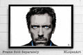 House M.D. Illustration - Gregory House Hugh Laurie Television - Poster | Canvas Wall Art Print