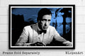 Rick Blaine Humphrey Bogart Casablanca Illustration #2 - Classic Hollywood Film Movie - Poster | Canvas Wall Art Print