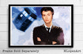 Dr Who David Tennant Illustration - British Sci-Fi Television - Poster | Canvas Wall Art Print