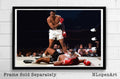 Boxer Muhammad Ali Illustration - Cassius Clay Boxing Sports Icon - Poster | Canvas Wall Art Print