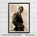 007 James Bond Sean Connery Illustration #4 - British Spy Film Movie - Poster | Canvas Wall Art Print