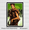 Daryl Dixon From The Walking Dead - Zombie Horror Television Monster - Poster | Canvas Wall Art Print