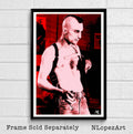 Taxi Driver Travis Bickle Illustration - Robert De Niro Film Movie - Poster | Canvas Wall Art Print