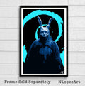 Donnie Darko Frank The Rabbit Illustration - Horror Sci-Fi Film Movie - Poster | Canvas Wall Art Print
