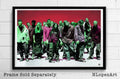 The Walking Dead Zombie Horde Illustration - Horror Monster Film Movie - Poster | Canvas Wall Art Print