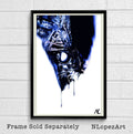 Alien Xenomorph Illustration #3 - Horror Sci-Fi Movie Film - Poster | Canvas Wall Art Print
