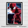Spiderman Illustration #1 - Marvel Superhero Film Comic Book Movie Peter Parker - Poster | Canvas Wall Art Print