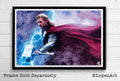 Thor Illustration #2 - Marvel Avengers Film Movie Superhero Comicbook - Poster | Canvas Wall Art Print