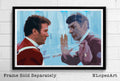 Kirk And Spock From Star Trek Illustration - Sci-Fi Film Movie - Poster | Canvas Wall Art Print